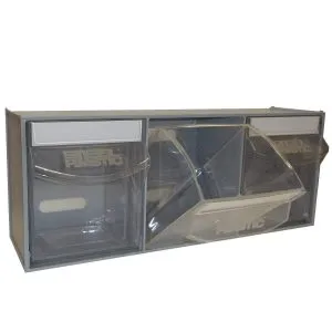 3 section tilt storage bin sections T-3