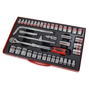 41 PIECE 1/2 METRIC & AF SOCKET SET