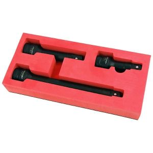 3pc 3/4" Dr.impact Extension Bar Set