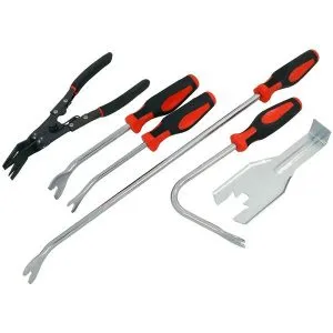 6pc UNIVERSAL CAR DOOR TRIM PANEL DASHBOARD REMOVAL TOOL SET PLIERS KIT