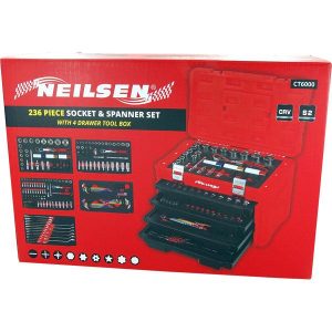 245pcs Socket And Wrench Set With 4 Drawer Tool Box