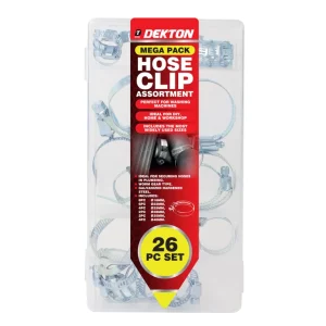 DEKTON HOSE CLIP ASSORTMENT 26 PC