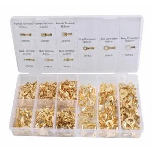 450pcs Auto Non-Insulated Terminal Connector Kit