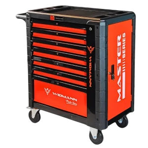 WIDMANN MASTER TROLLEY 7 full drawers -ORANGE-272 pcs-CRV