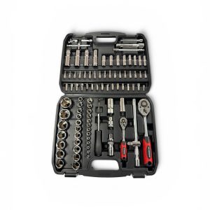 100PC Socket Set 1/4" 1/2" Dr.