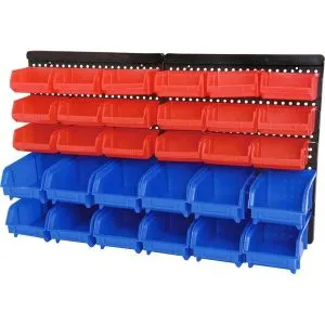 Wall Mounted Parts Rack 30pc