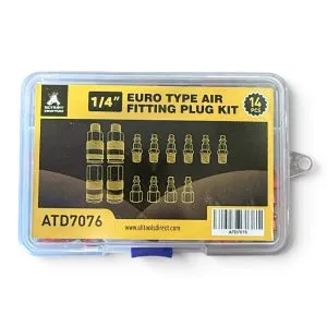 Detroit Industries 14Pc Euro Type Air Fitting Plug Kit