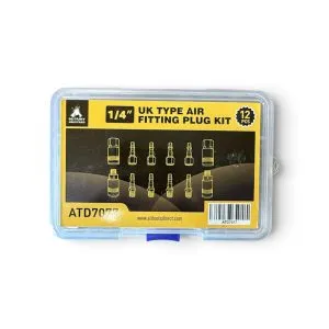 Detroit Industries 12Pc UK Type Air Fitting Plug Kit